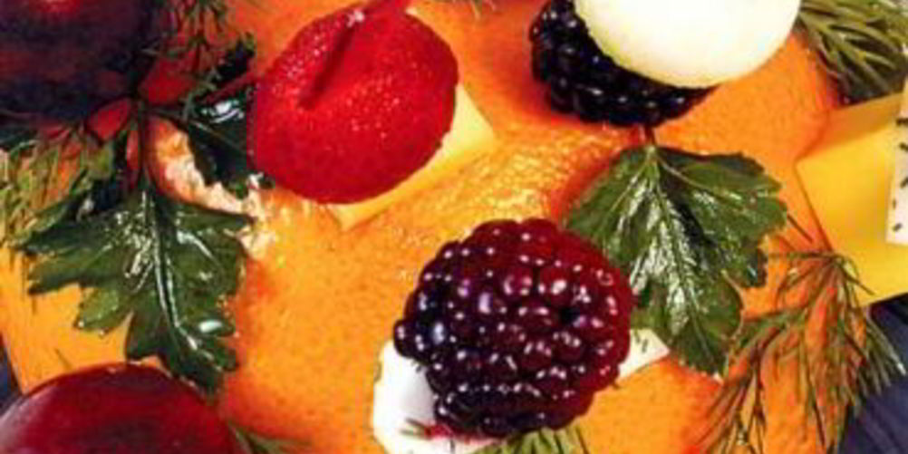 Рецепт оригинального десерта с канапе