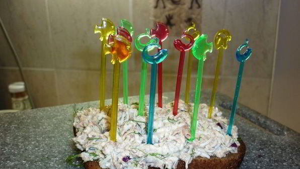 закуска рыбные канапешки