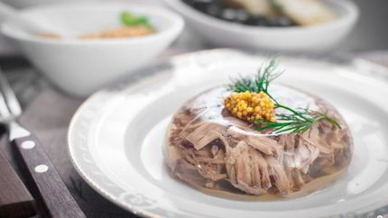 Холодец из говядины и свиных ножек