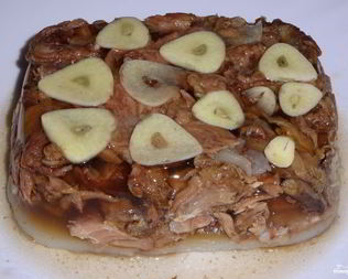 Холодец из кабана