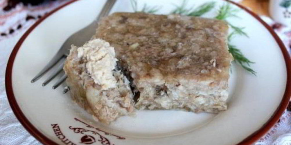 Рецепт холодца из рульки