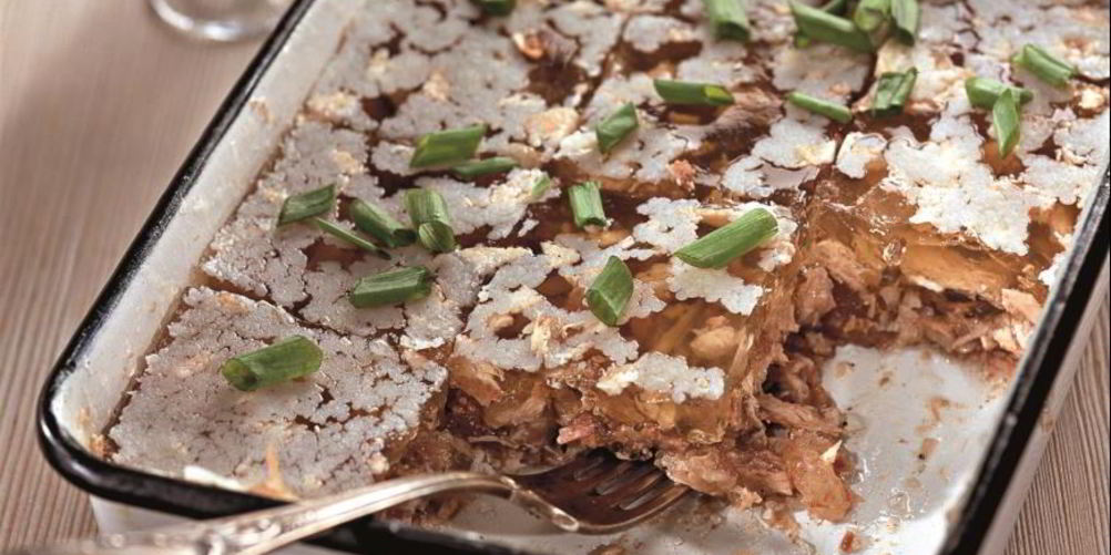 Рецепт холодца из свинины и телятины