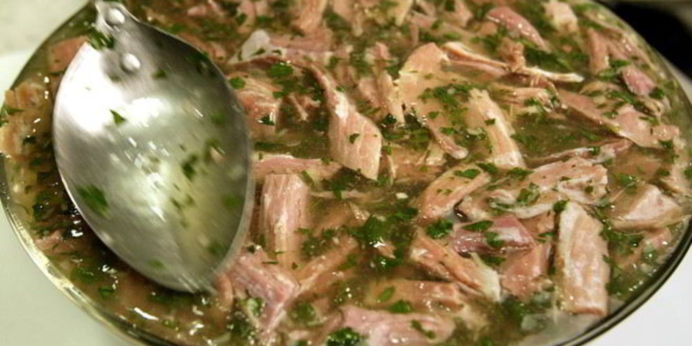 Рецепт холодца из свиной рульки