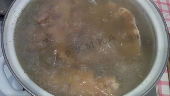 студень холодец из свиной головы