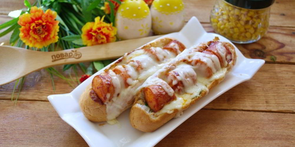 Рецепт хот-догов в булочках