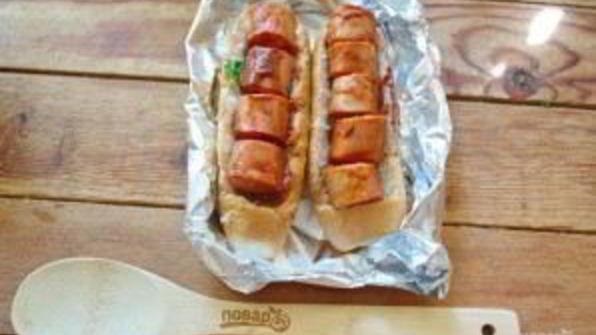 хот-доги в булочках