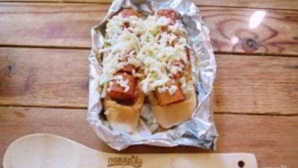 хот-доги в булочках