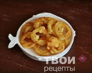 Луковые кольца в кляре