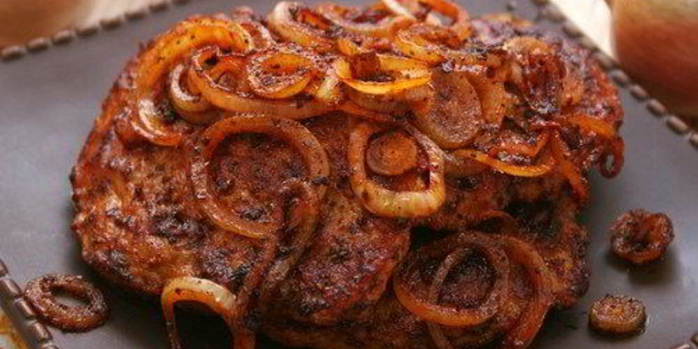 Рецепт луковых колец в соусе для мяса на гриле