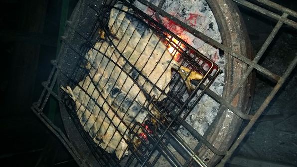 маринованная скумбрия на мангале