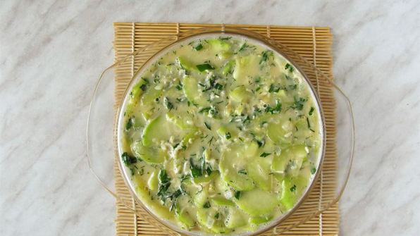 фриттата из кабачков