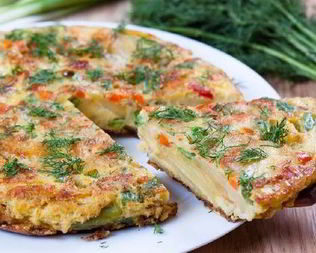 Фриттата из овощей