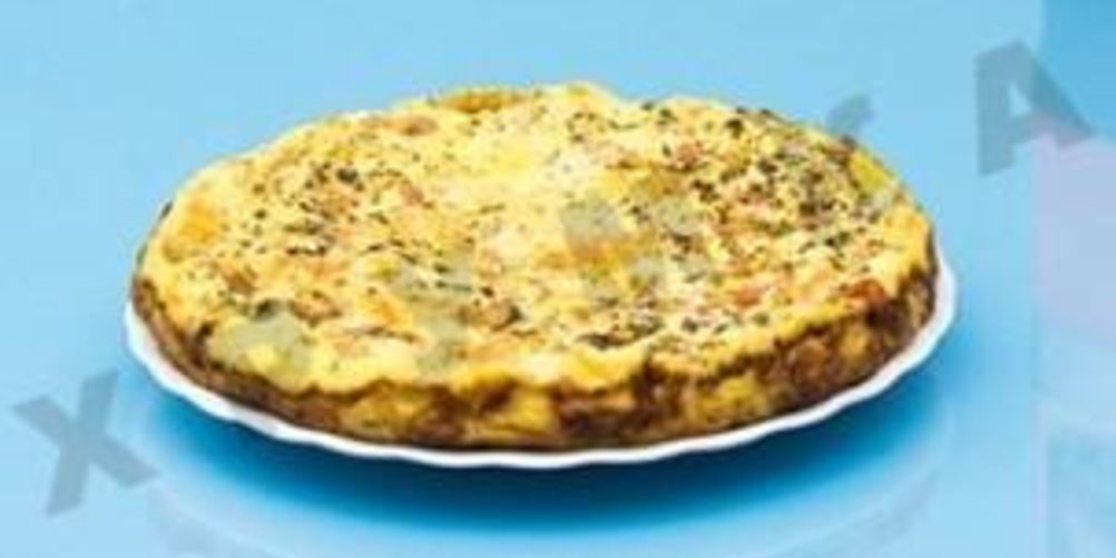 Рецепт омлета микс со свининой и помидорами черри