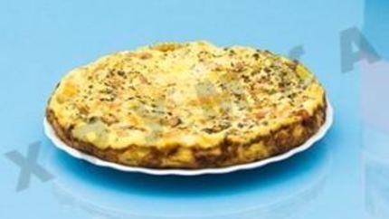 Омлет Микс со свининой и помидорами черри