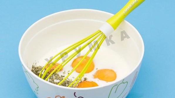 омлет микс со свининой и помидорами черри