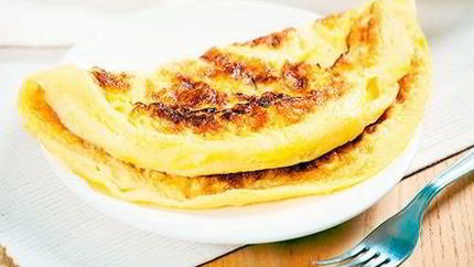 Омлет на молоке