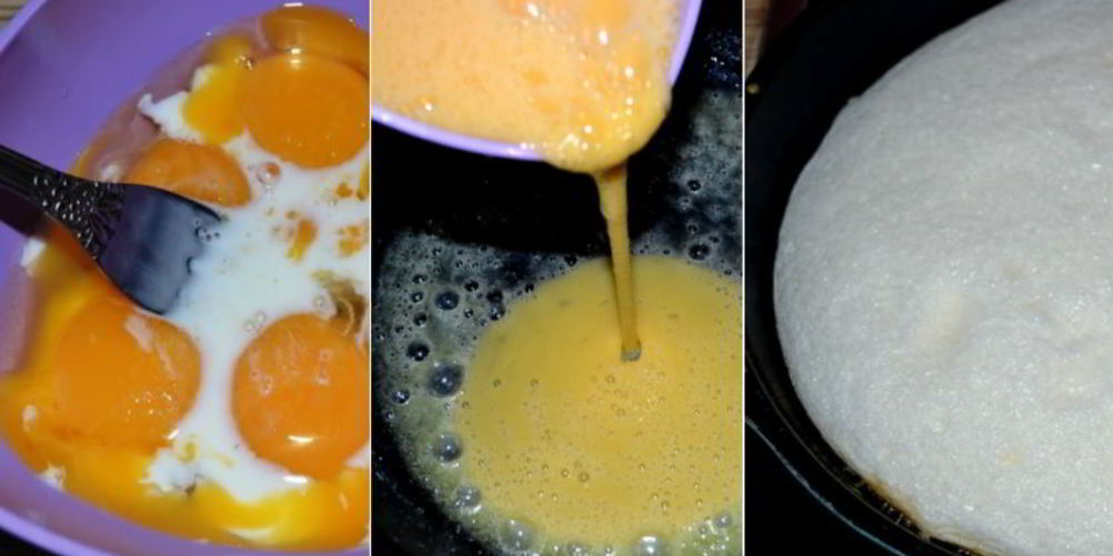 Рецепт омлета пуляр