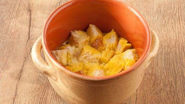 омлет с добавлением хлеба