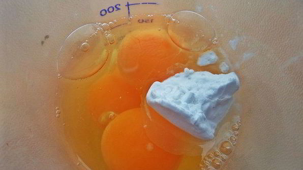 омлет с фасолью и овощами