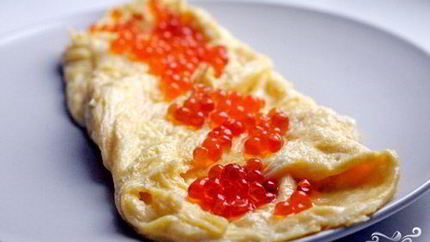 Омлет с икрой