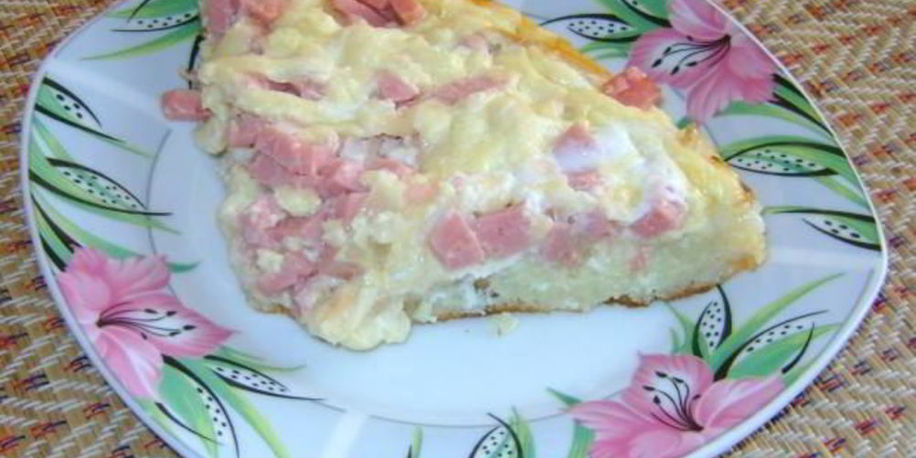 Рецепт омлета с колбасой в мультиварке