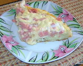 Омлет с колбасой в мультиварке