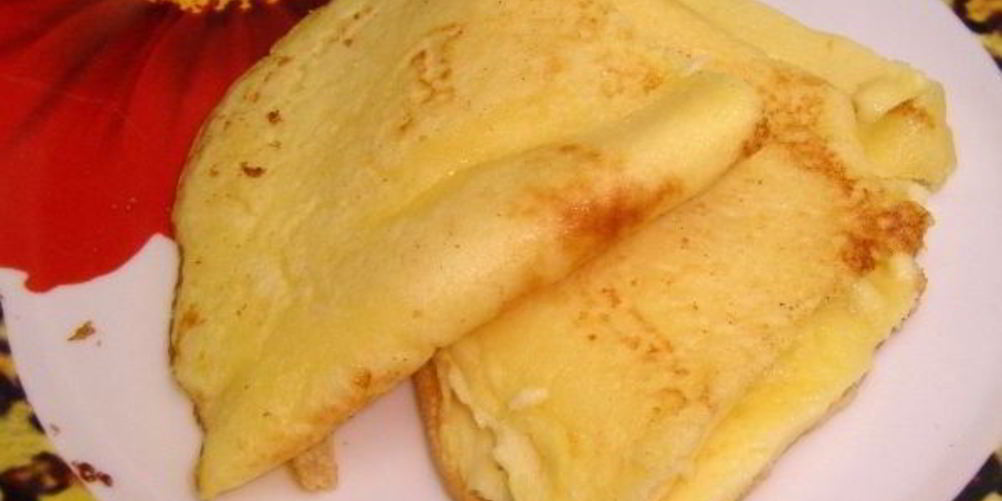 Рецепт омлета с манкой и молоком