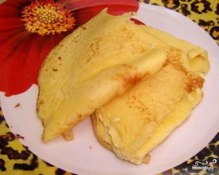 Омлет с манкой и молоком