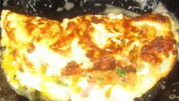 омлет с морковью