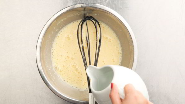 омлет с мукой