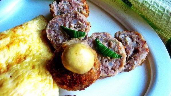 омлет с тефтельками мишка под одеялом