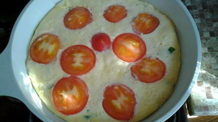 Омлет с тунцом