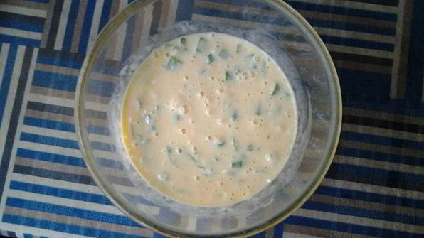 омлет с тунцом