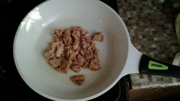 омлет с тунцом