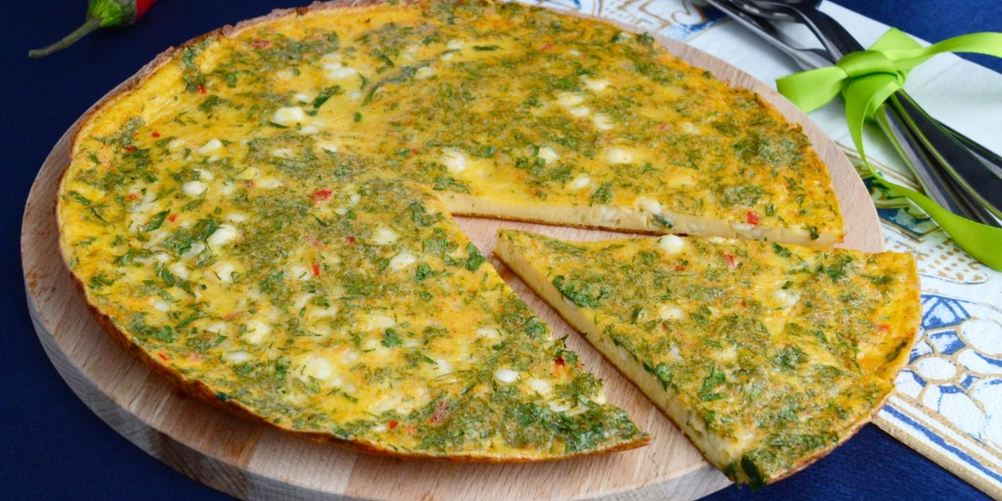 Рецепт омлета с творогом