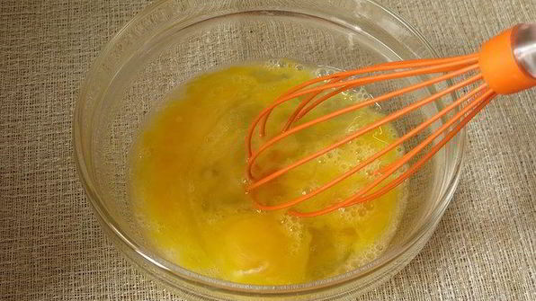 омлет сердечки