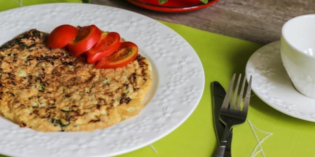 Рецепт омлета со шпинатом