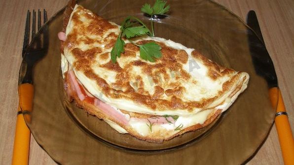 омлет сытный завтрак