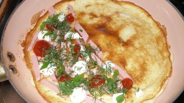 омлет сытный завтрак