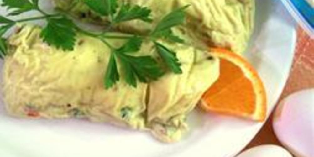 Рецепт омлета в пакете