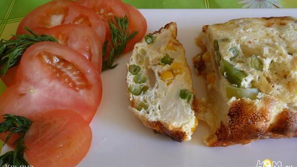 омлет весеннее настроение