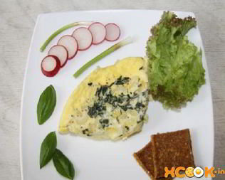 Пышный омлет в мультиварке