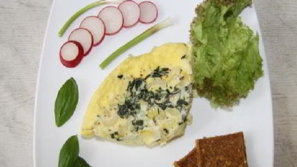 Пышный омлет в мультиварке