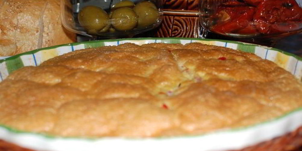 Рецепт сырно-овощного омлет в духовке