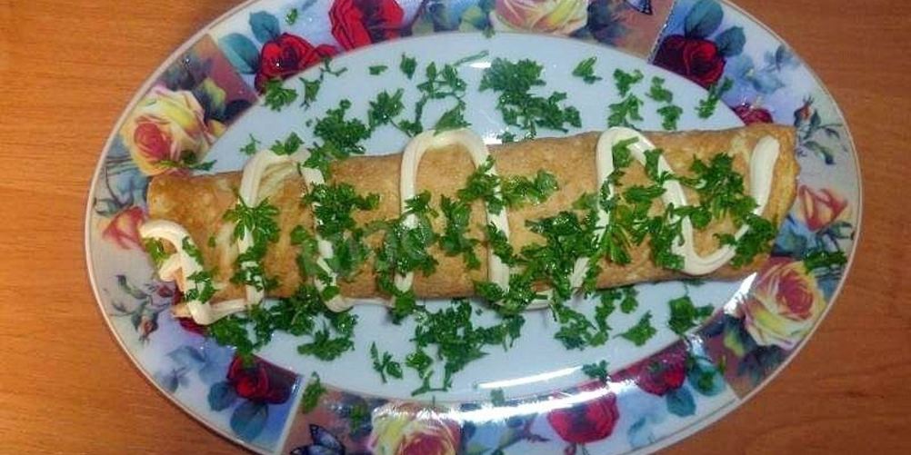 Рецепт вкусного омлета с начинкой по-французски