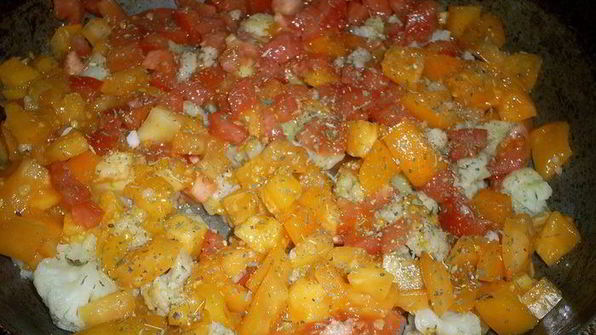 вкусный омлет с овощами сытный ужин