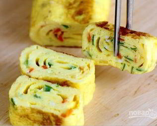 Японский омлет для роллов