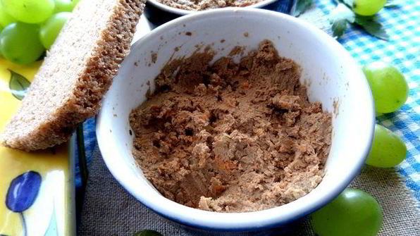 ароматный паштет к завтраку