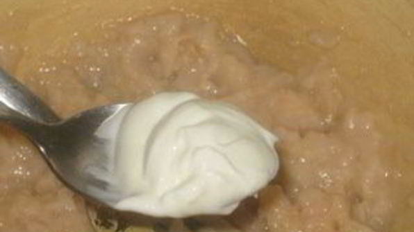 фасолевый паштет с карамелизированным луком и имбирем