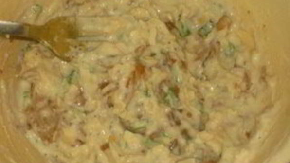 фасолевый паштет с карамелизированным луком и имбирем